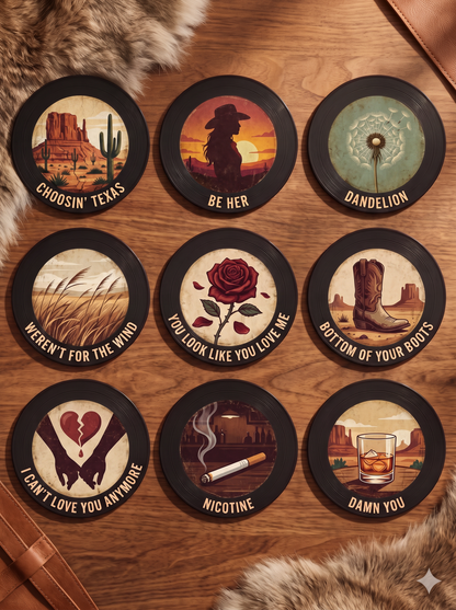 Country Vinyl Magnet Player