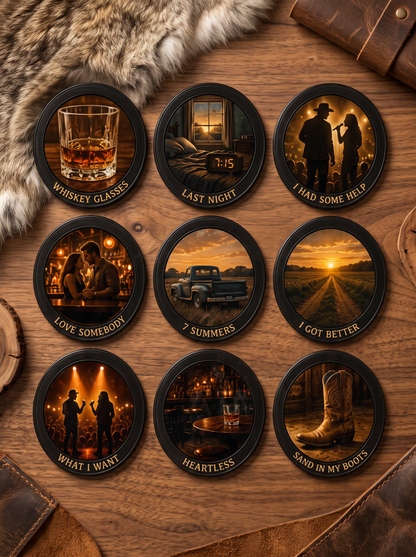 Country Vinyl Magnet Player
